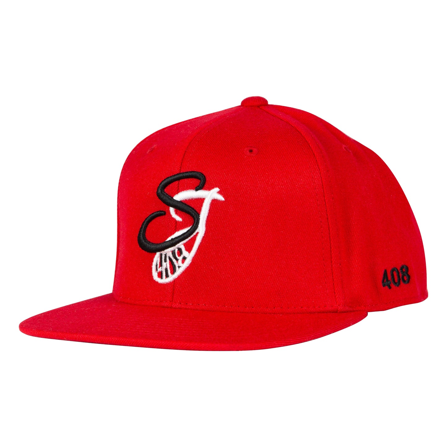 San Jose Limited Edition Red Cap W/BLK & WHT