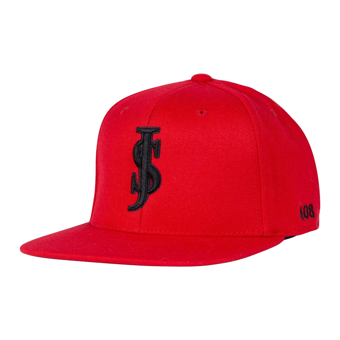 San Jose Red W/Black Stitching